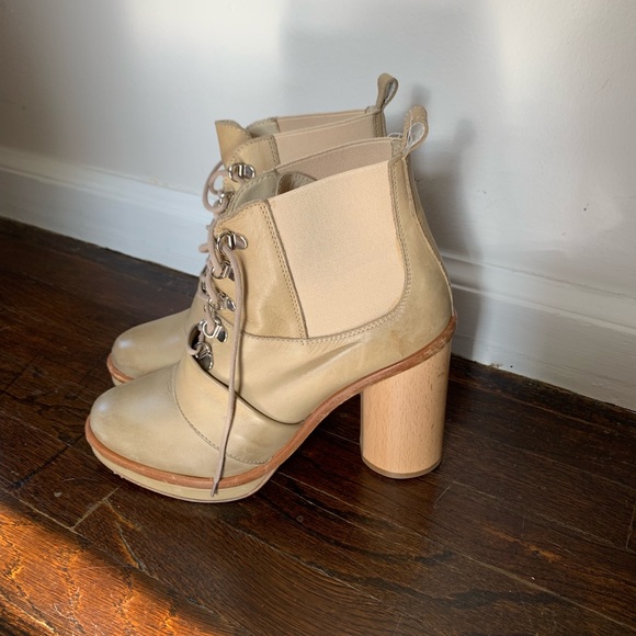 Ouigal Leather Booties - Picture 2 of 7